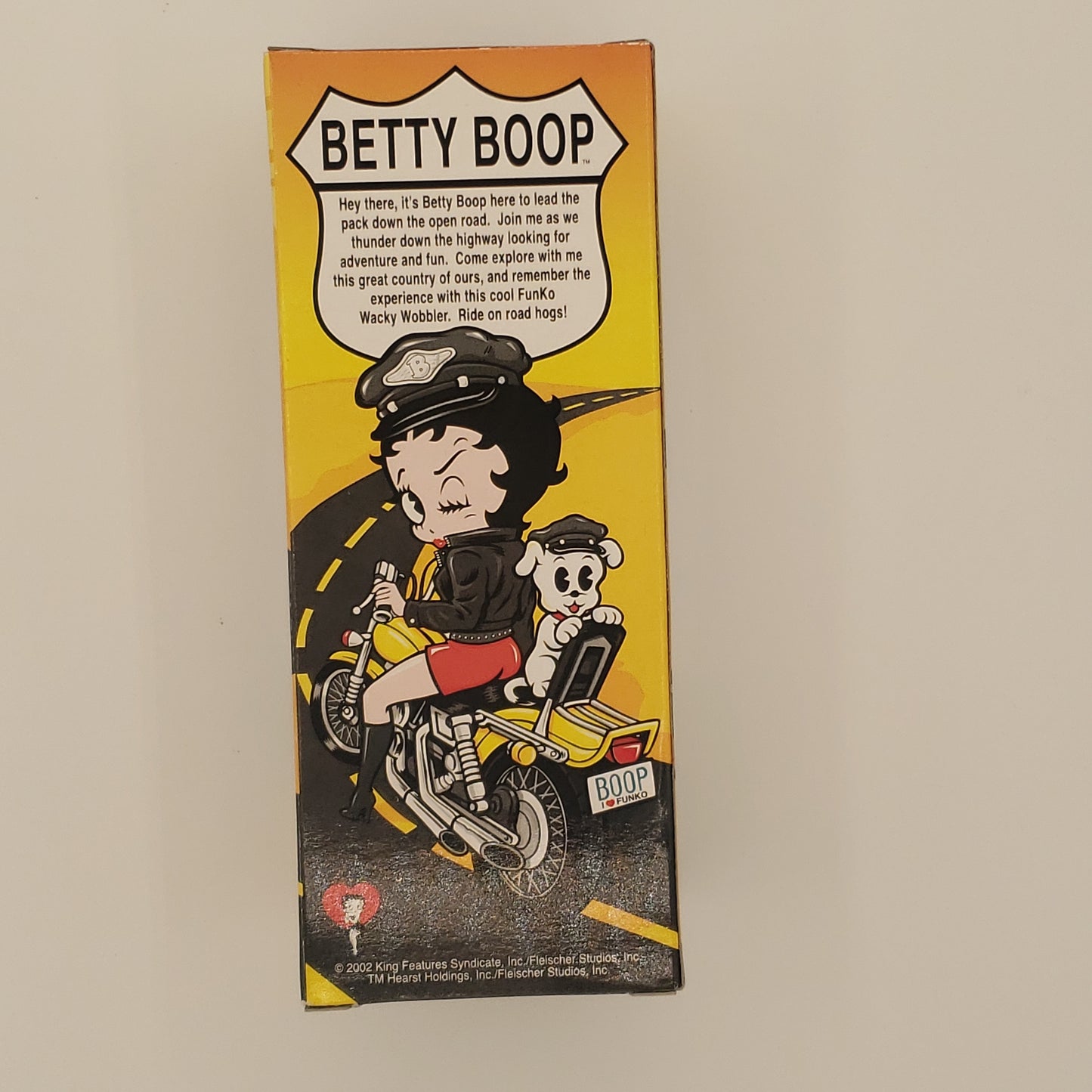 Betty Boop Biker Wacky Wobbler, Funko!