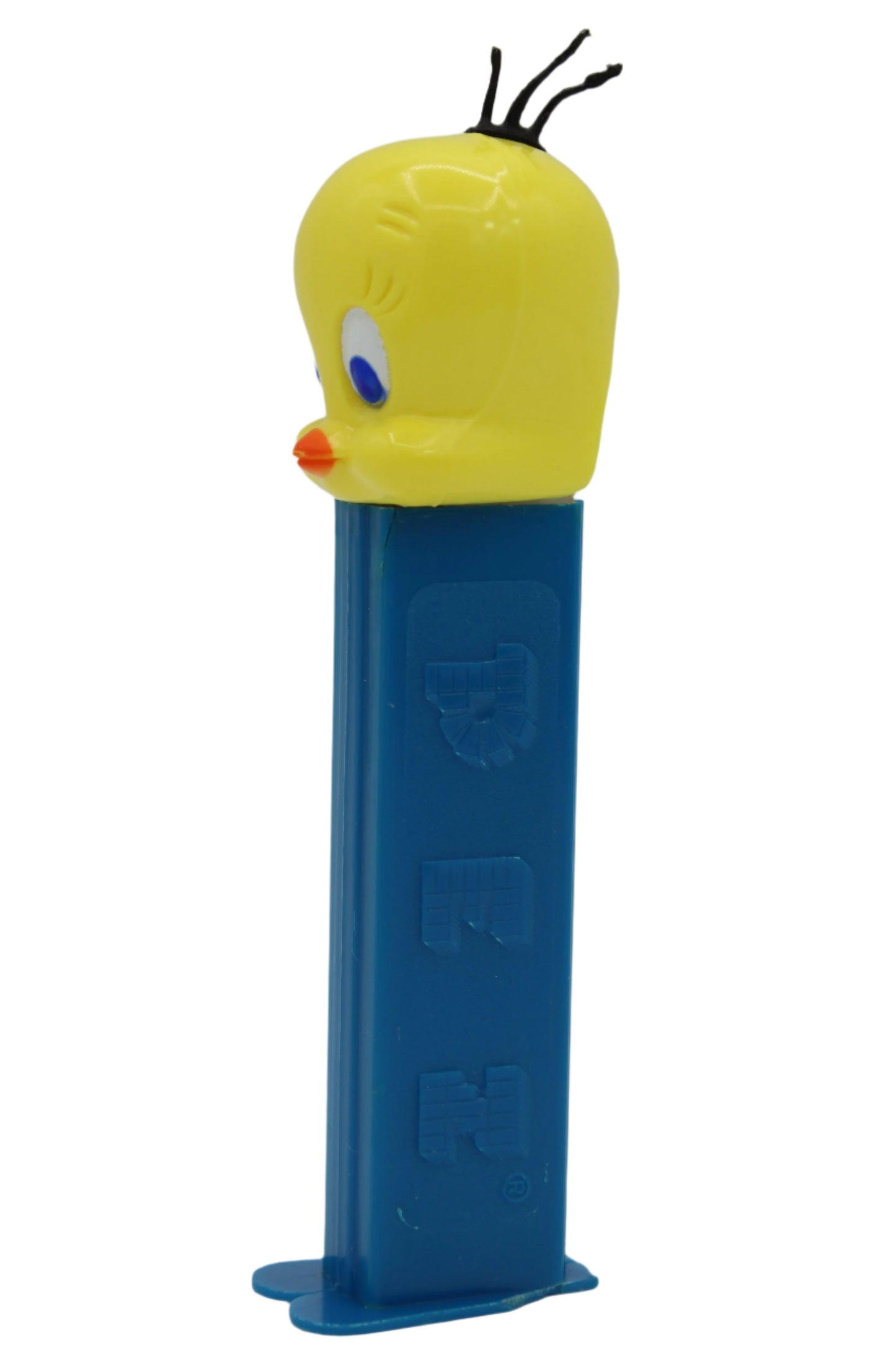 Tweety Bird Pez, Thin Feet, Double Down Stem, Cracked Foot, Warner Brothers Looney Tunes, Loose!