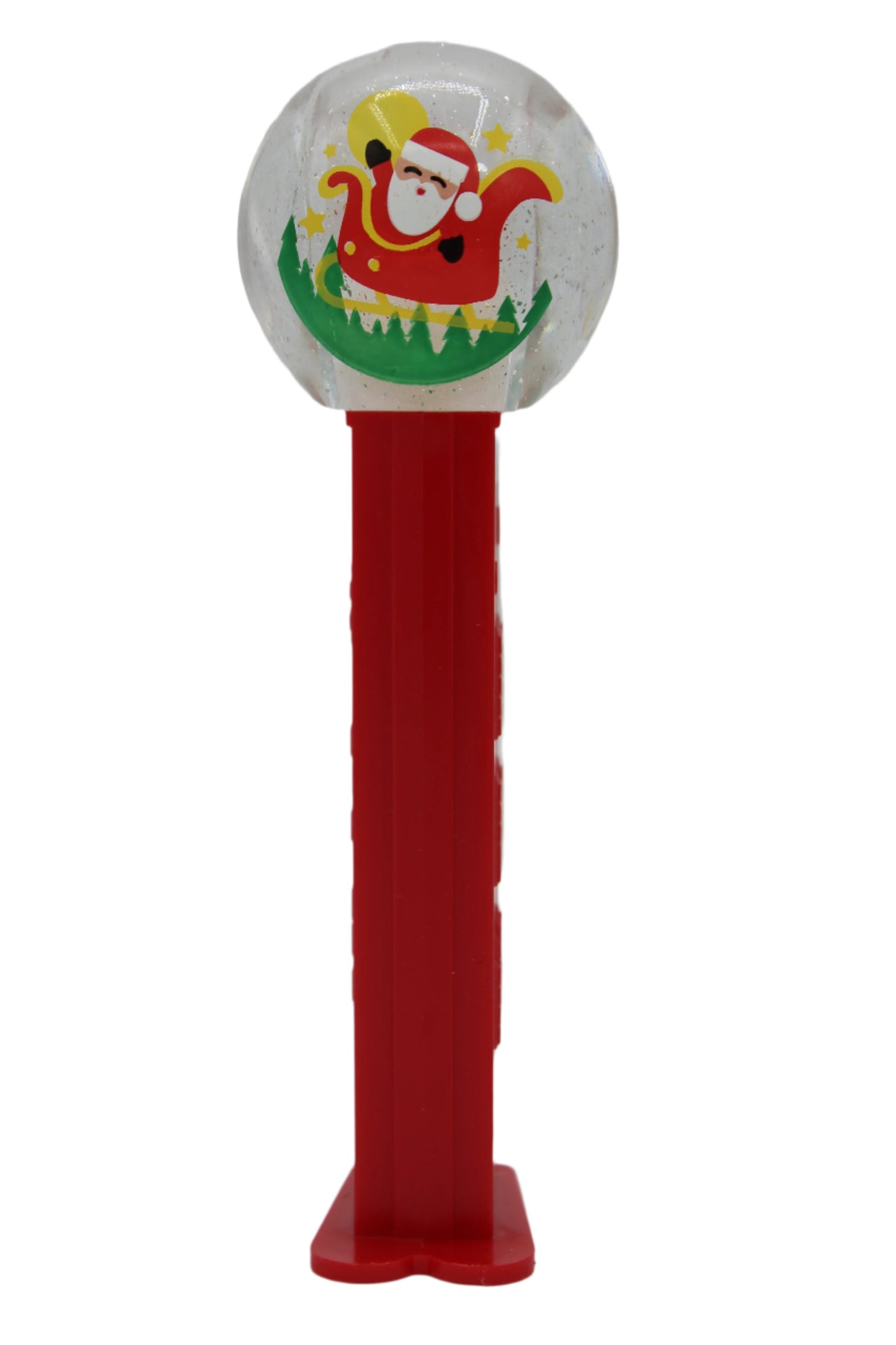 Snow Globe Pez, Santa on Sleigh, 2019, Loose!