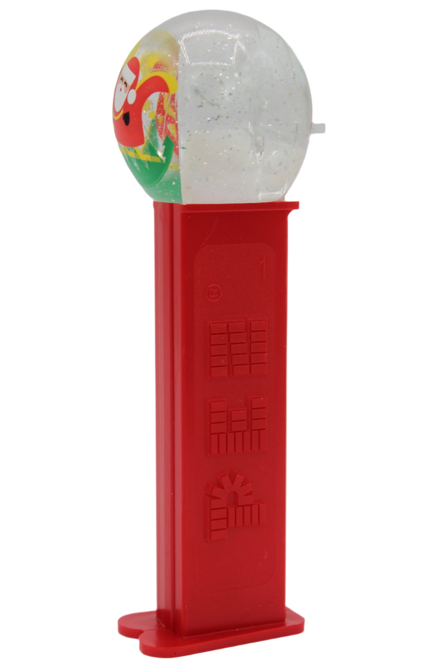 Snow Globe Pez, Santa on Sleigh, 2019, Loose!