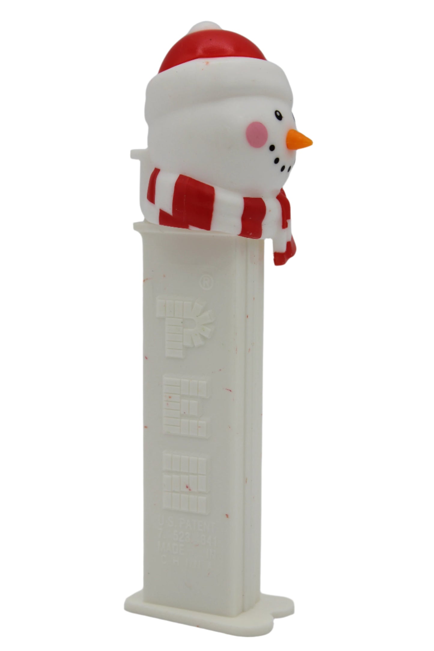 Snowman Pez with Scarf, 2019, Loose