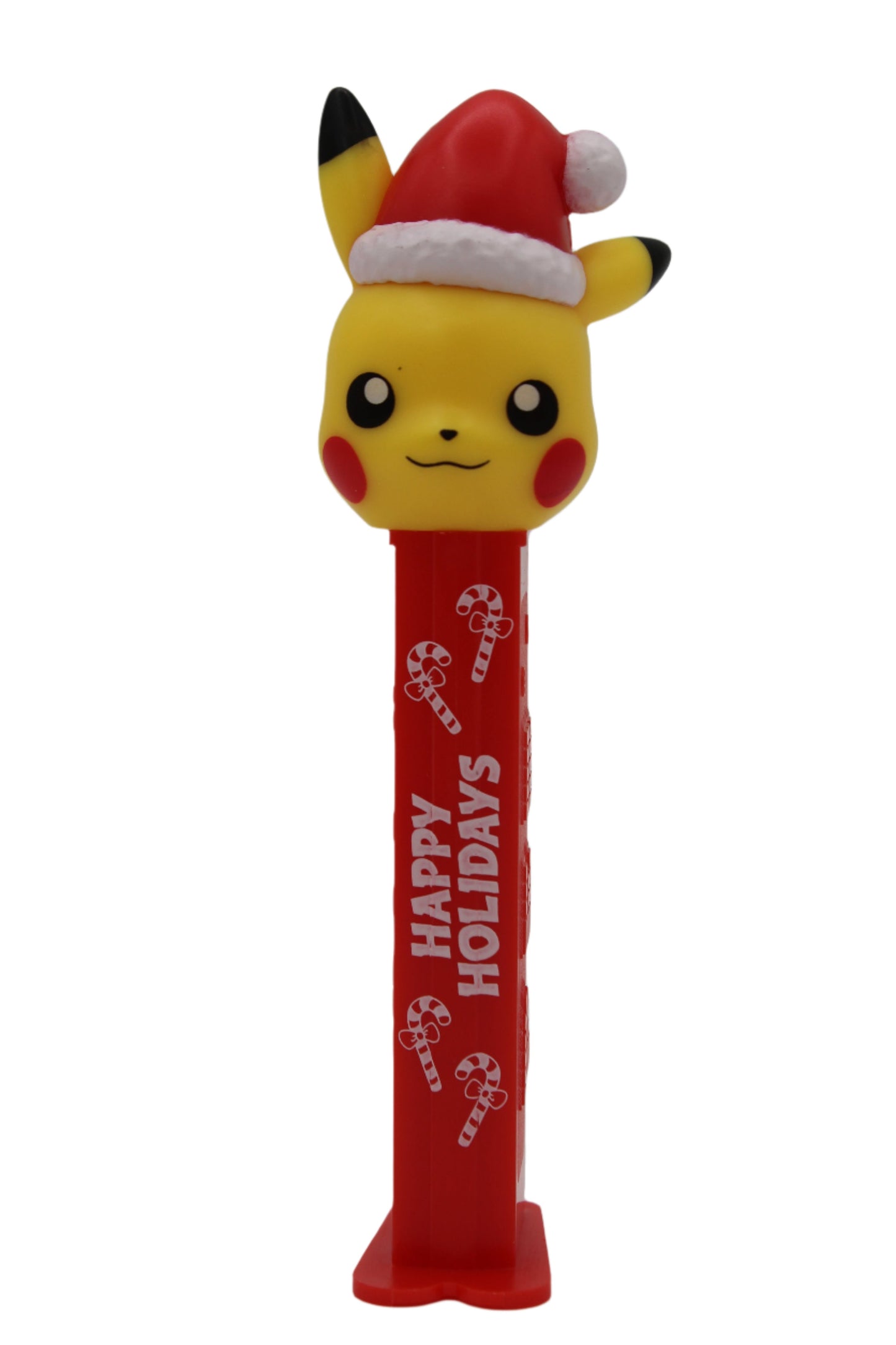Happy Holidays Pikachu Pez With Stocking Cap, Pokemon, 2024, Loose or Mint on Card