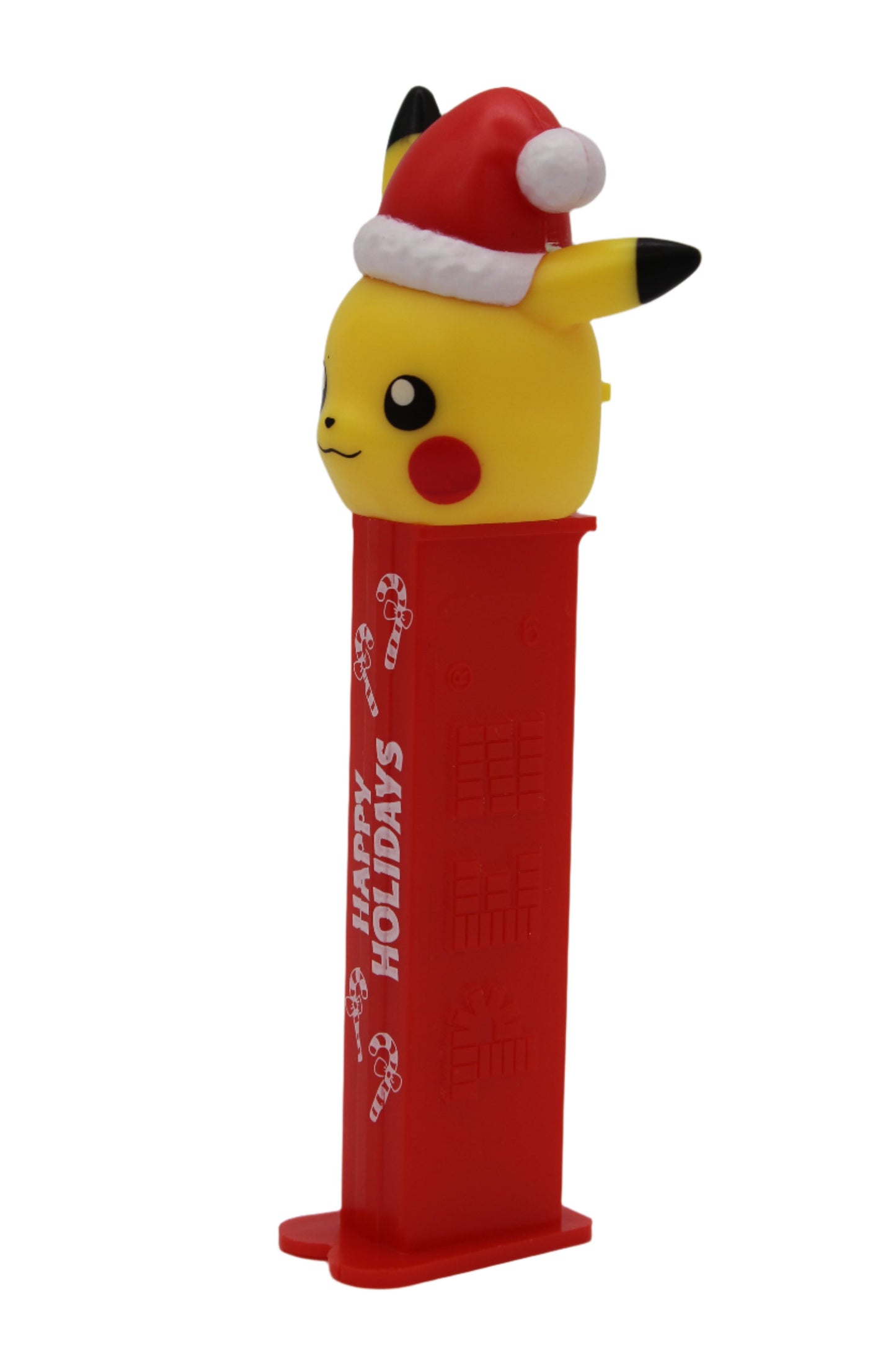 Happy Holidays Pikachu Pez With Stocking Cap, Pokemon, 2024, Loose or Mint on Card