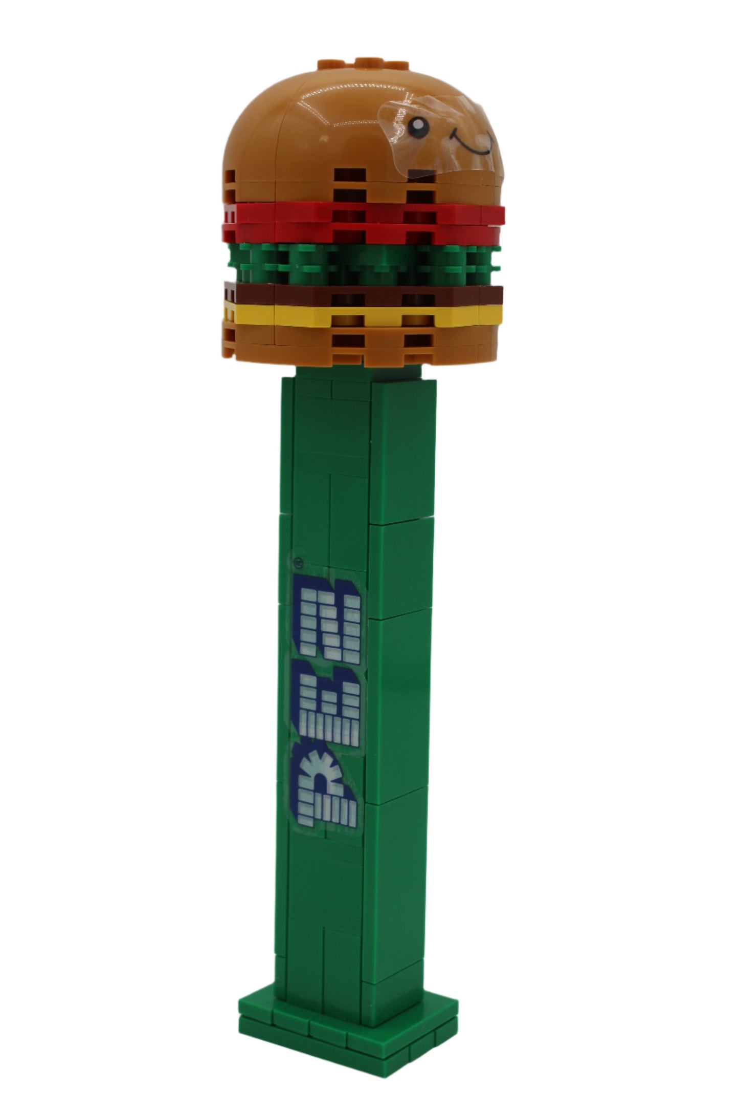 Pez Treats Burger Block Build Set, Fully Assembled Or Mint in Box! BACK IN STOCK!