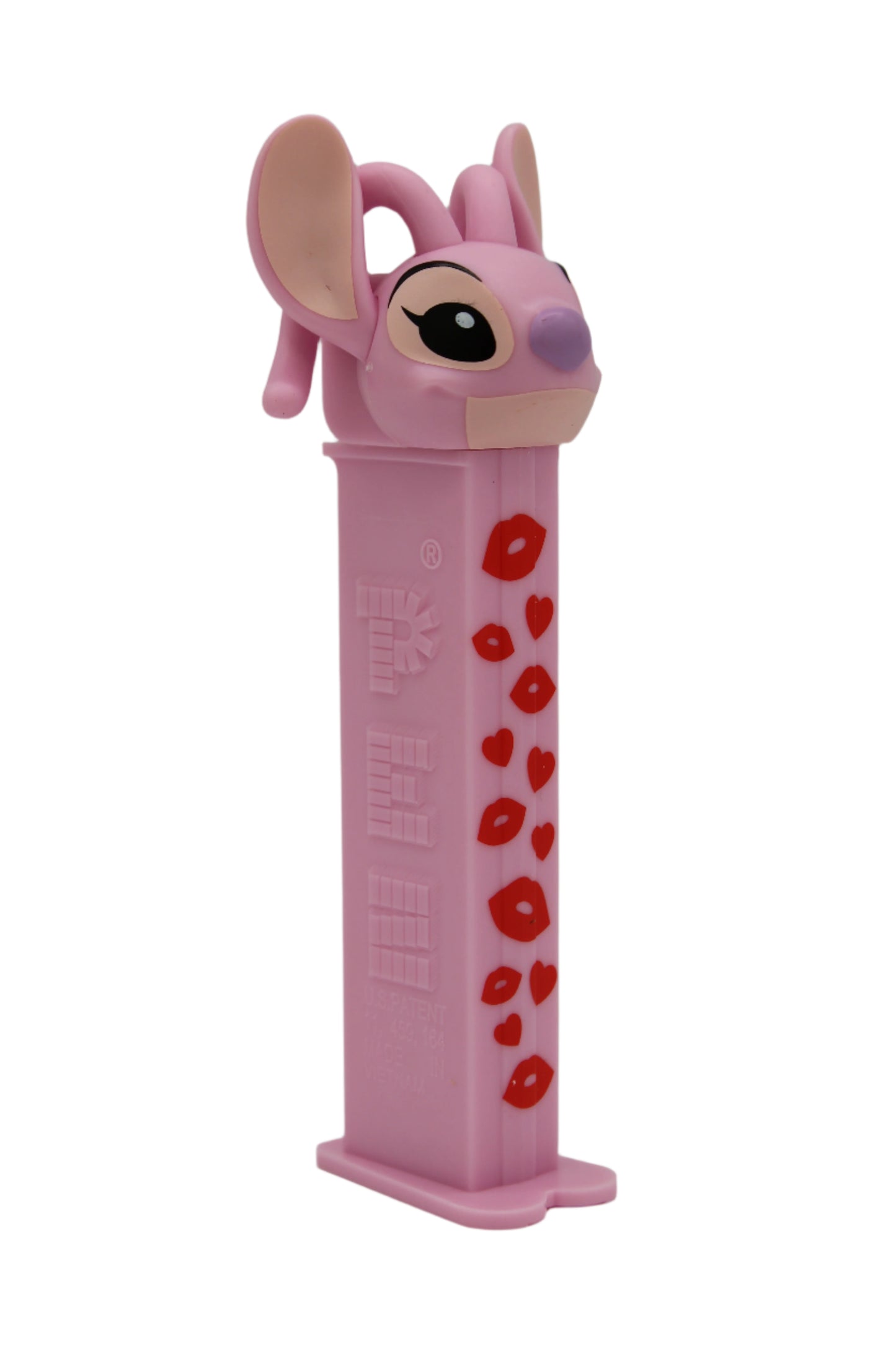 NEW! 2025 Valentine Limited Edition Disney's Angel Pez with Hearts and Kisses! From Stitch the Movie! Loose, Mint on Card! OR GET ANGEL AND STITCH TOGETHER FOR ONE GREAT PRICE! **GOING FAST LIMITED STOCK**