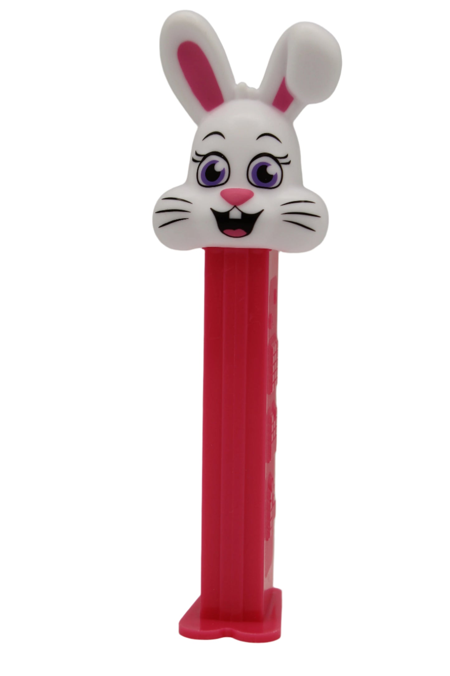 NEW! 2025 Pink Floppy Ear Easter Bunny Pez on Pink Stem! Loose or Mint on Card!