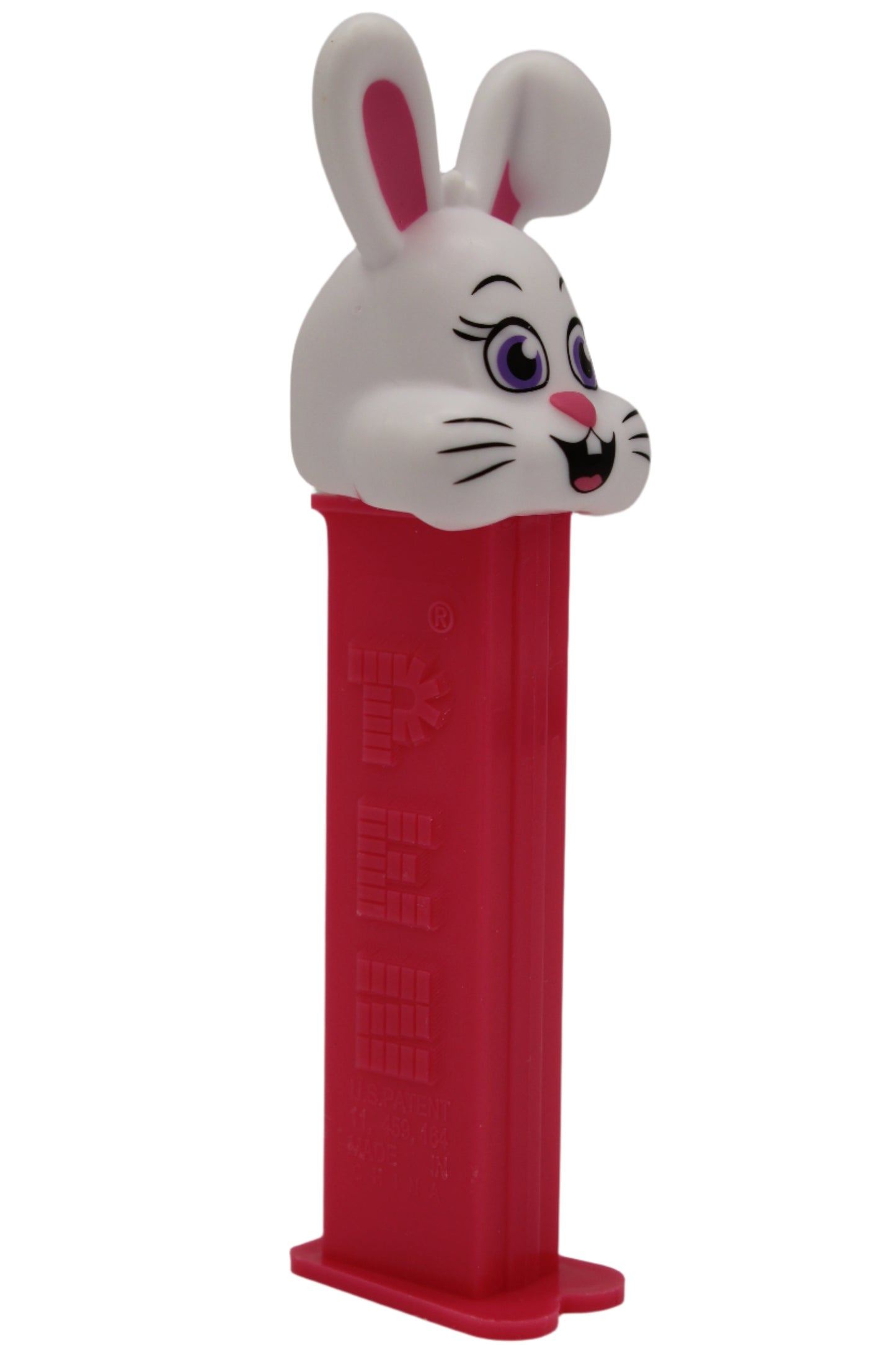 NEW! 2025 Pink Floppy Ear Easter Bunny Pez on Pink Stem! Loose or Mint on Card!
