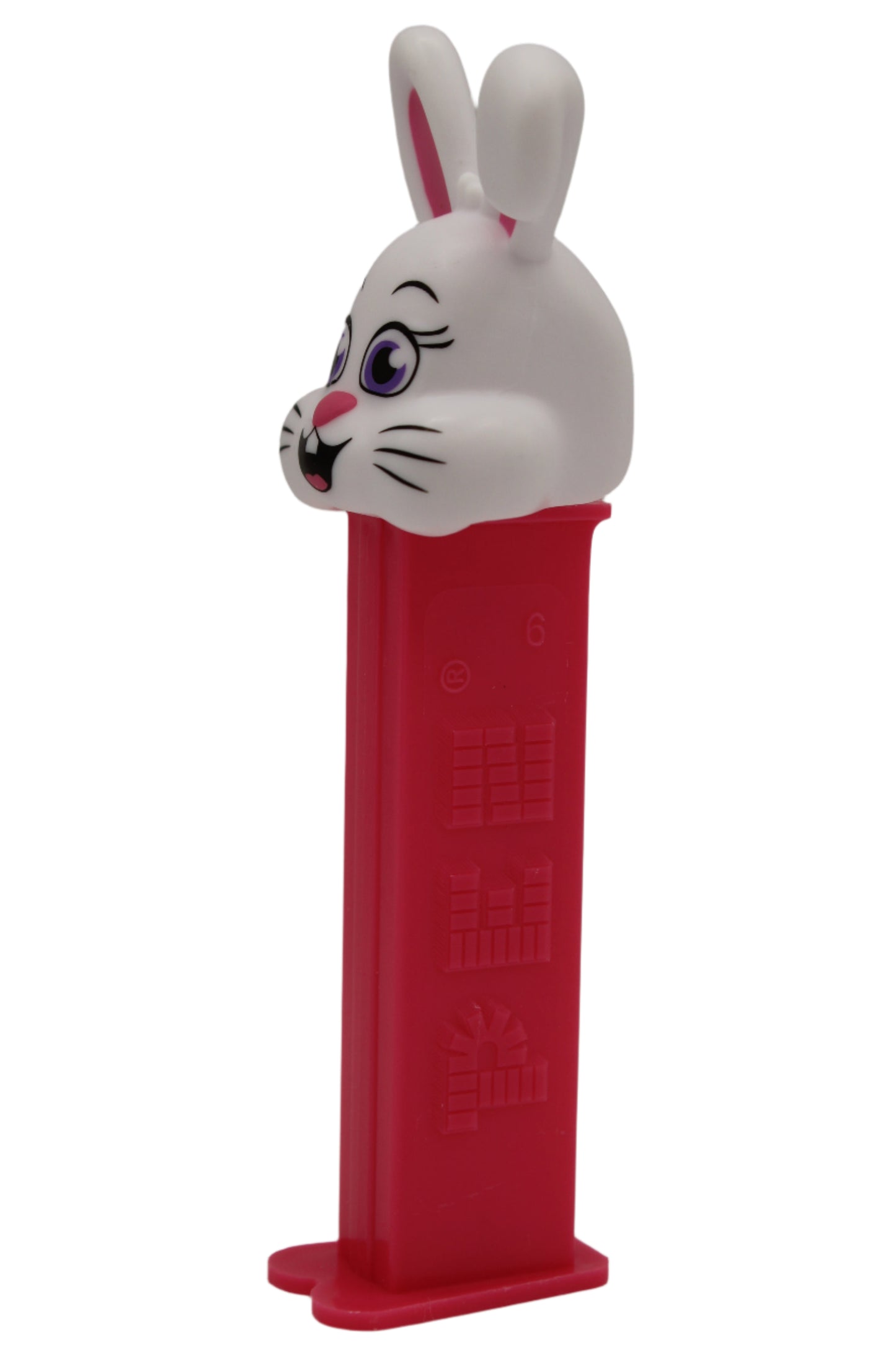 NEW! 2025 Pink Floppy Ear Easter Bunny Pez on Pink Stem! Loose or Mint on Card!