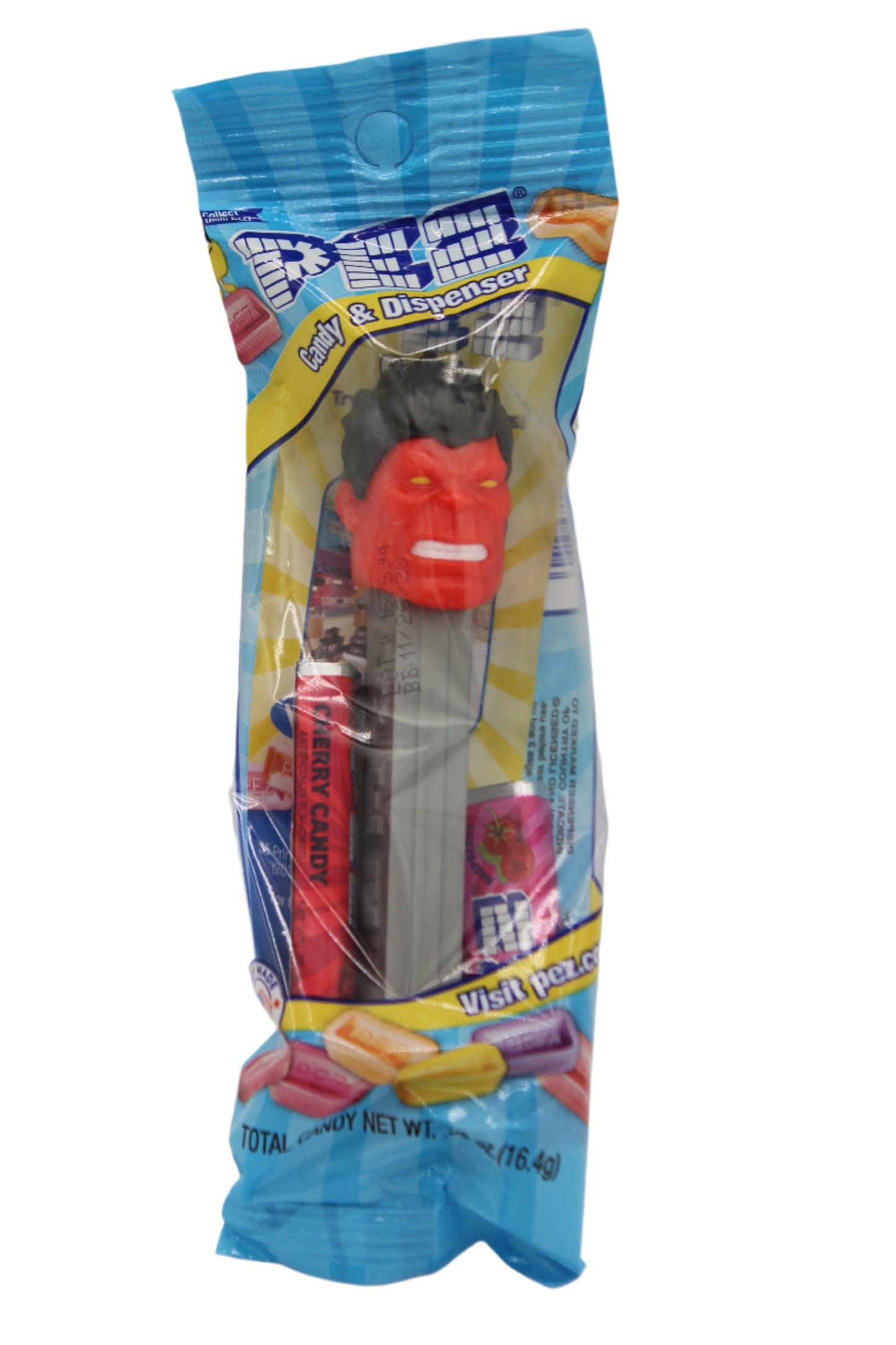 Red Hulk Pez, Thaddeus Ross, 2025, Marvel, Loose or Mint in Bag