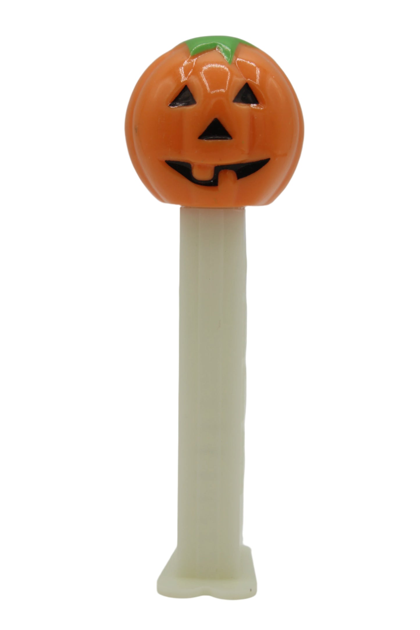 Pumpkin Pez on Glow in the Dark Stem Pez, Hungary, LOOSE!
