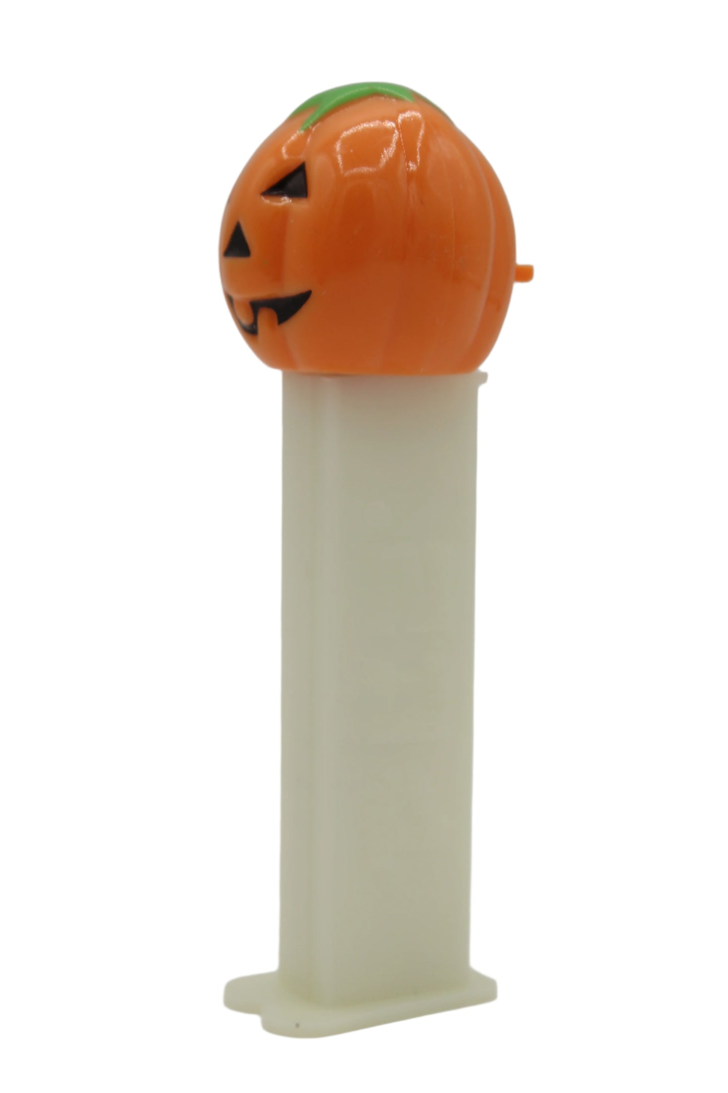 Pumpkin Pez on Glow in the Dark Stem Pez, Hungary, LOOSE!