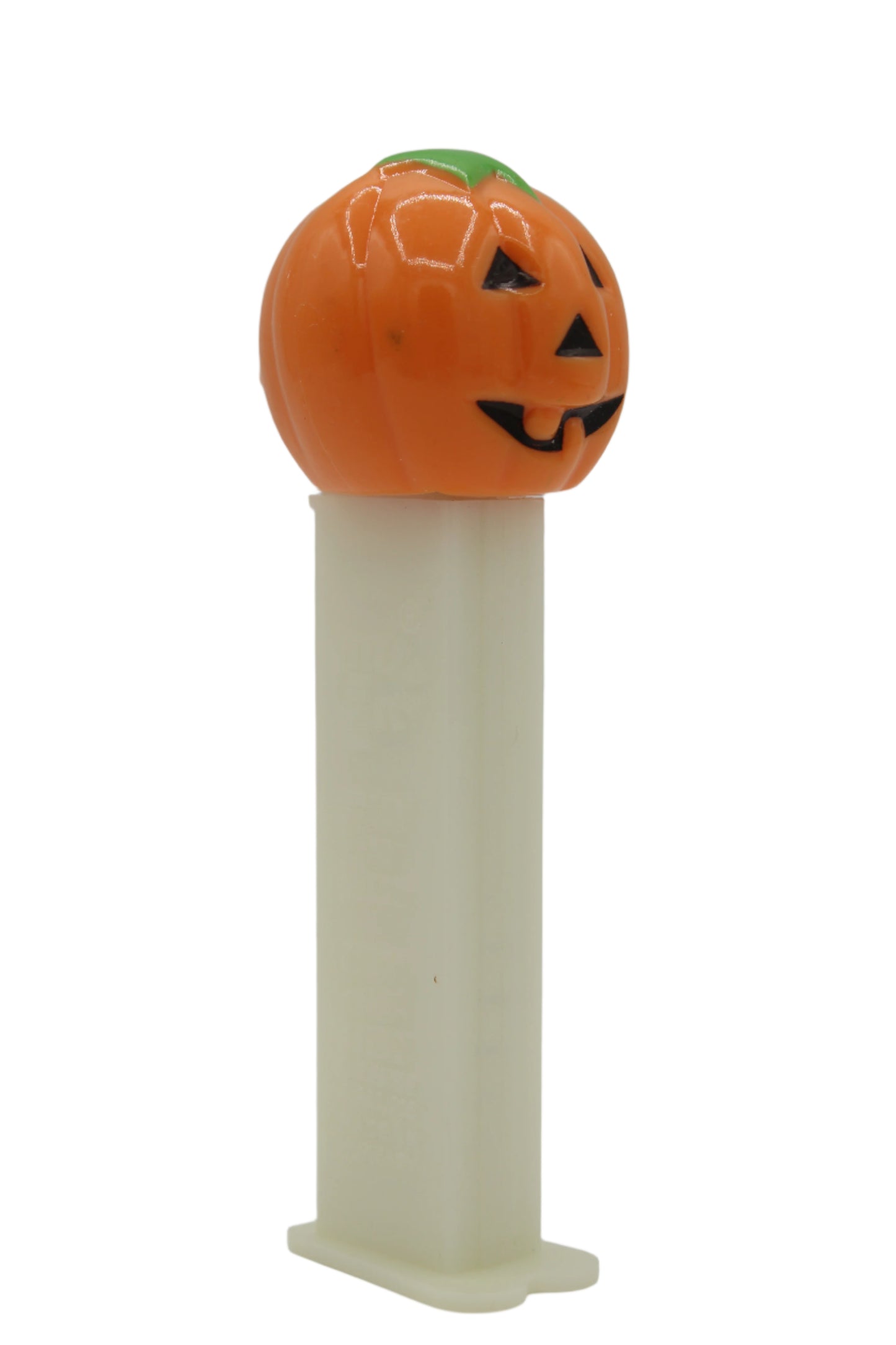 Pumpkin Pez on Glow in the Dark Stem Pez, Hungary, LOOSE!