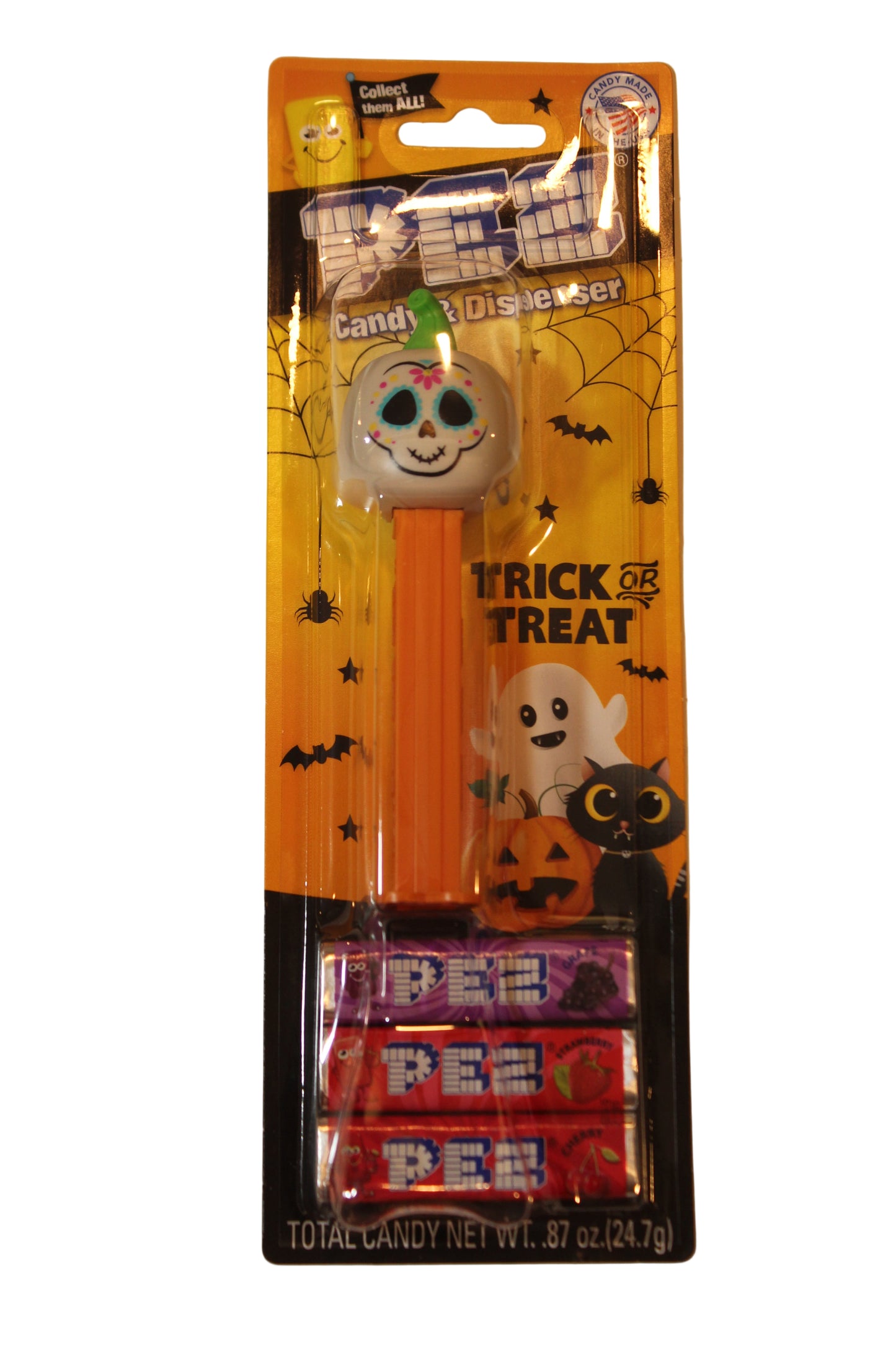 NEW! 2025 Pumpkin Pez, Halloween Pez, Loose or Mint on Card! IN STOCK NOW!