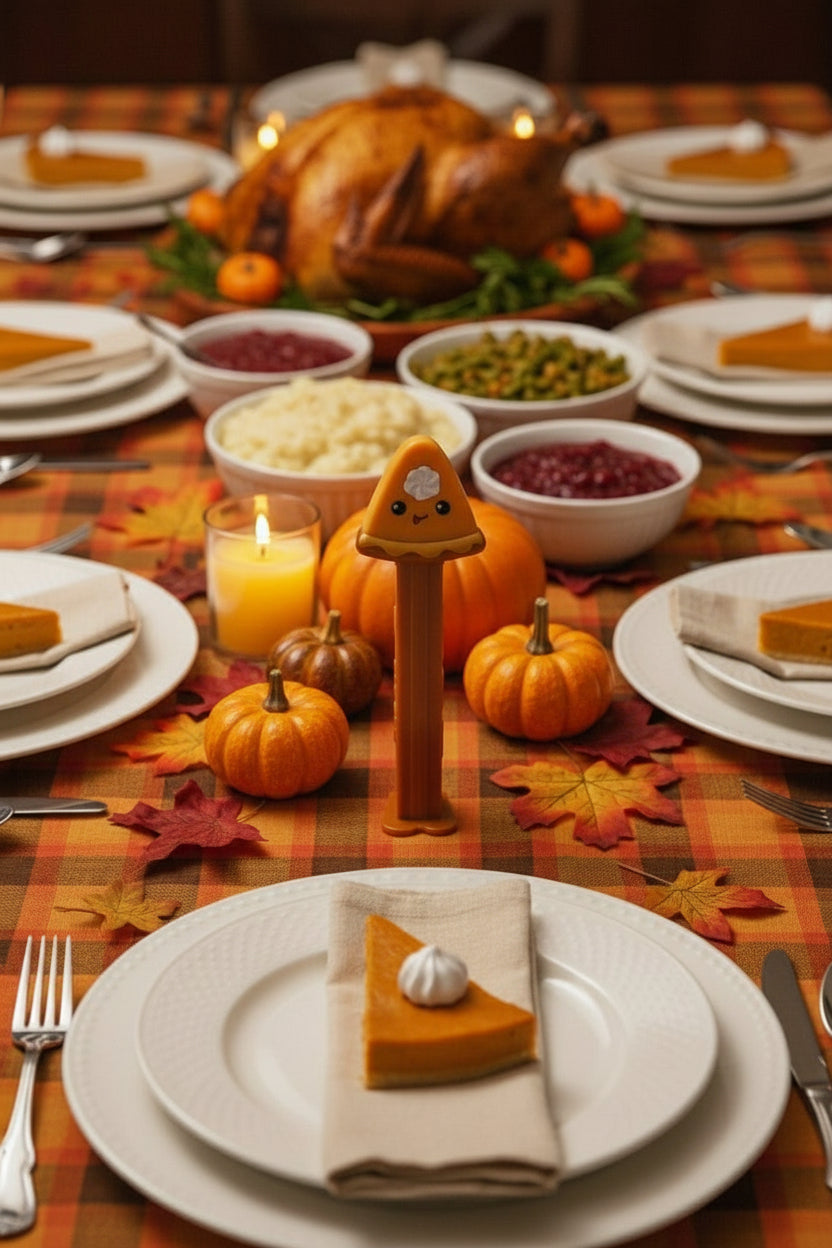 NEW! 2024 Thanksgiving Pumpkin Pie Pez, Exclusive 2024 Pez, Loose or Mint on Card! ONLY 1 LEFT!