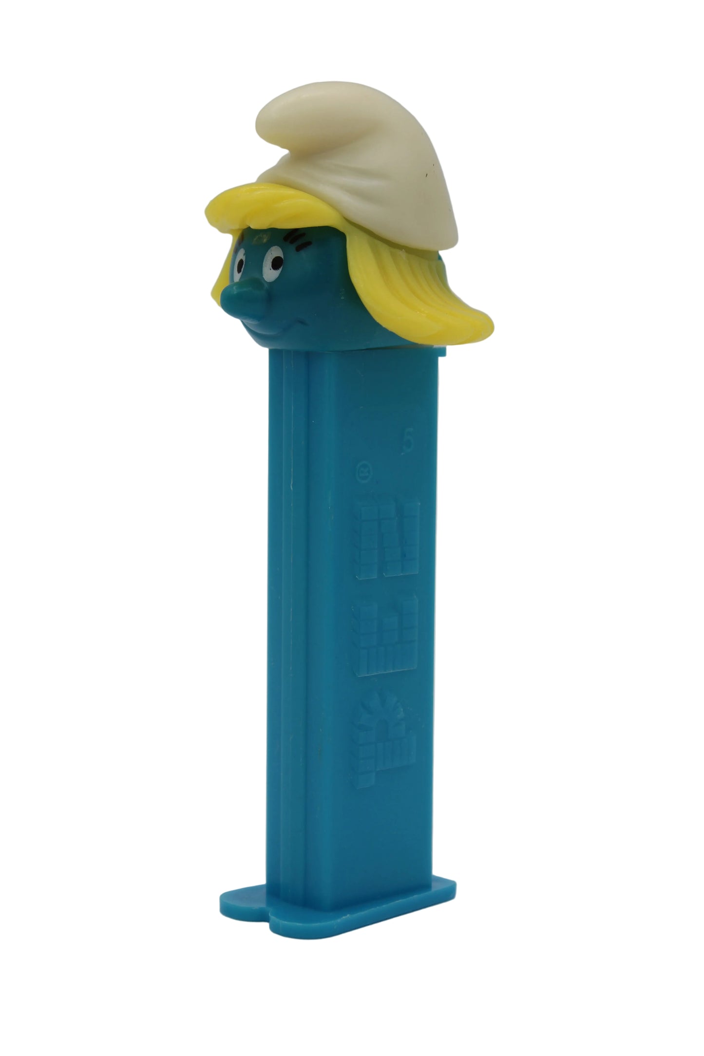 Pez de Pitufina en tallo azul, Serie 1, suelto