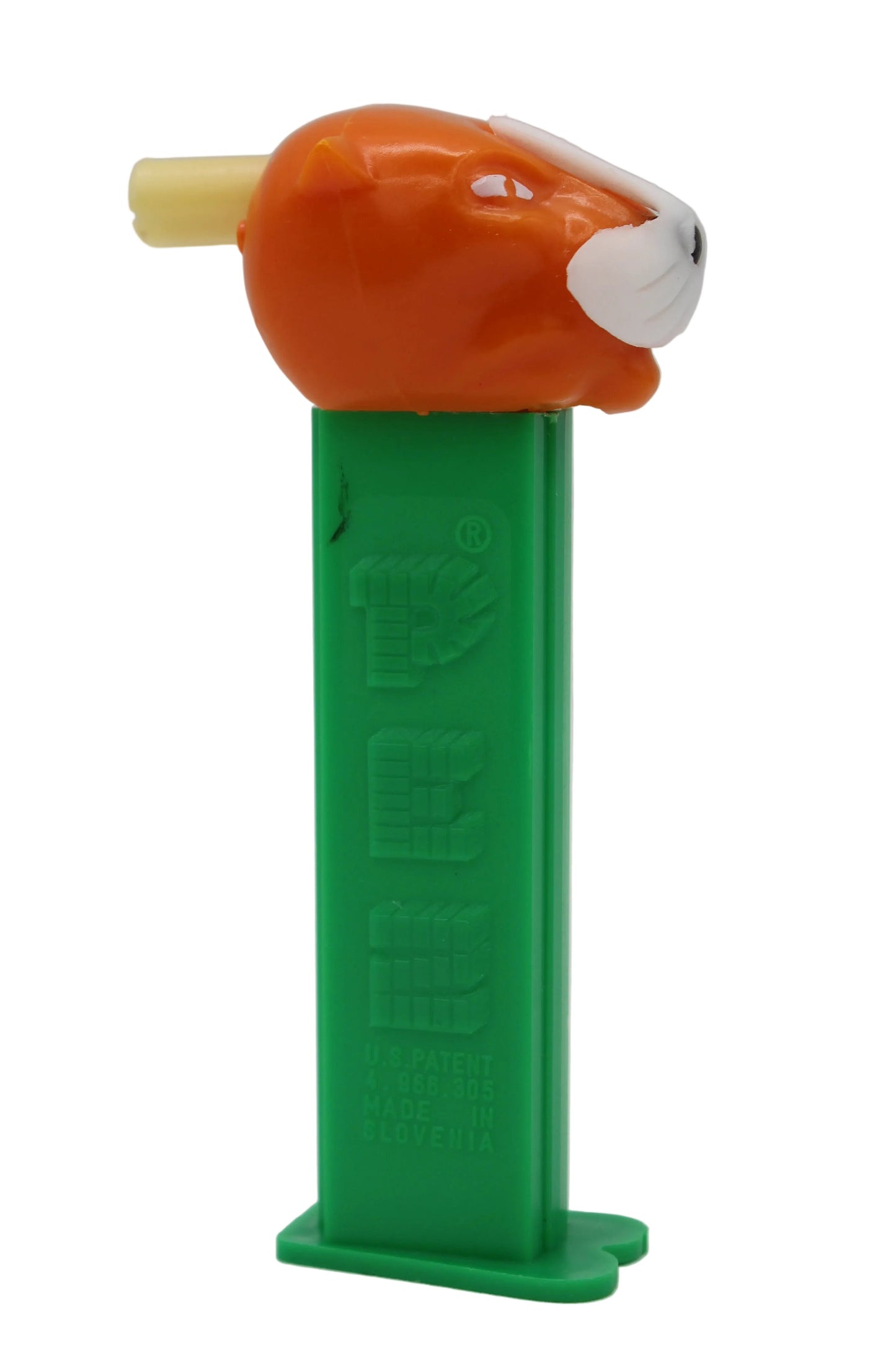 Tiger Merry Music Maker Pez on Green Stem, MMM, Loose
