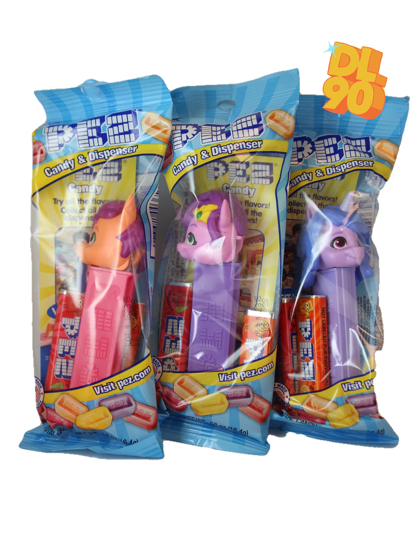 My Little Pony Pez! Sunny Starscout, Pipp Petals and Izzy Moonbow, 2023, Loose or Mint in Bag!