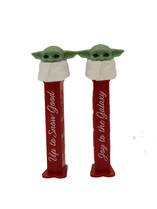 NEW! 2023 Grogu Santa Pez Combo! Up To Snow Good and Joy to the Galaxy, Star Wars, Loose or Mint on Card