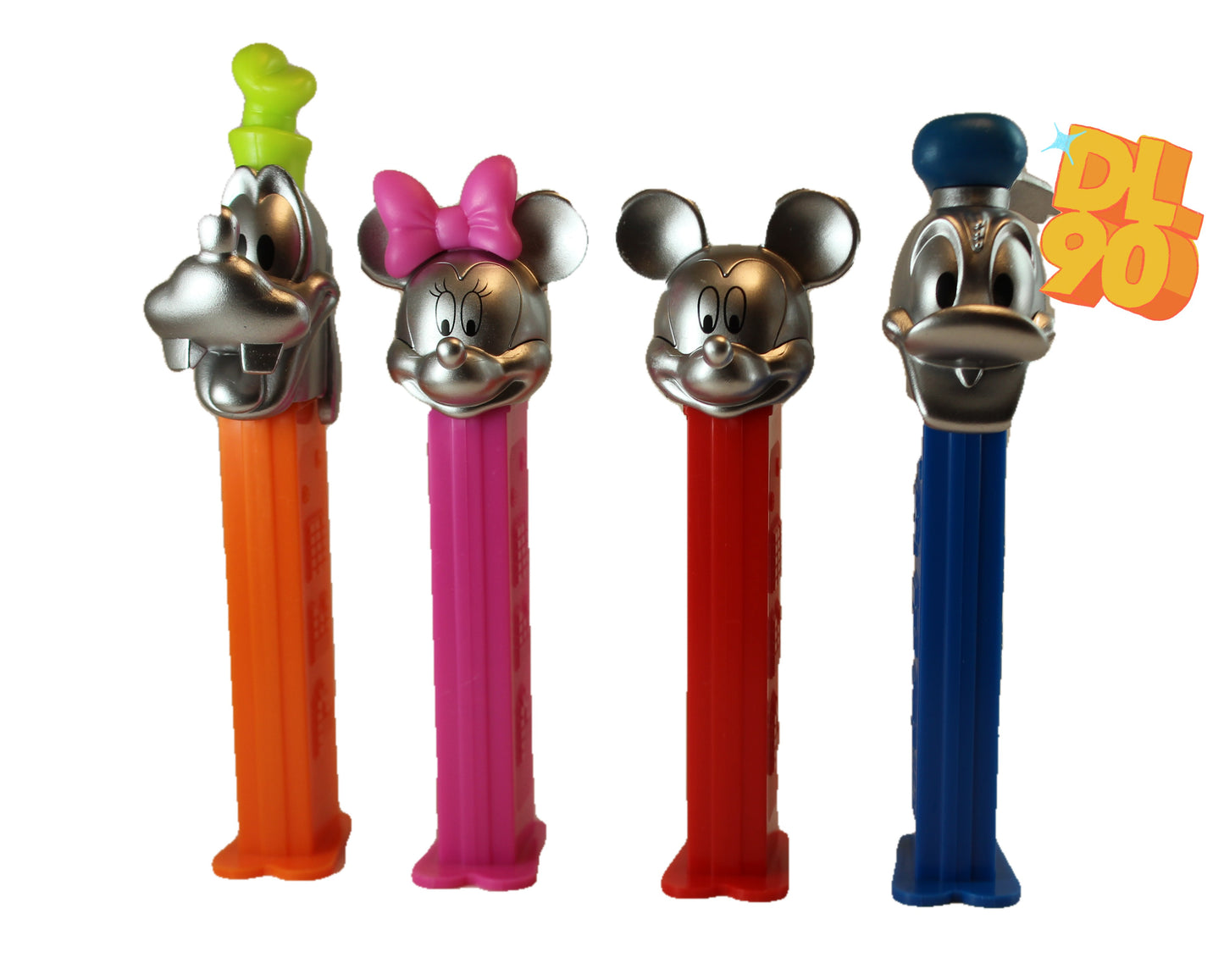 Disney 100th Anniversary Mickey and Friends Pez Gift Set, Platinum, Loose or Mint in Gift Tin!