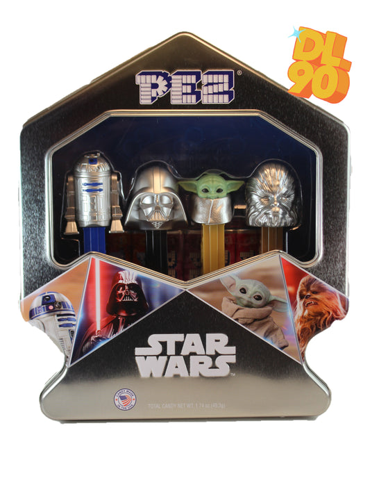 Disney 100th Anniversary Star Wars Pez Gift Set, Platinum, Loose or Mint in Gift Tin!