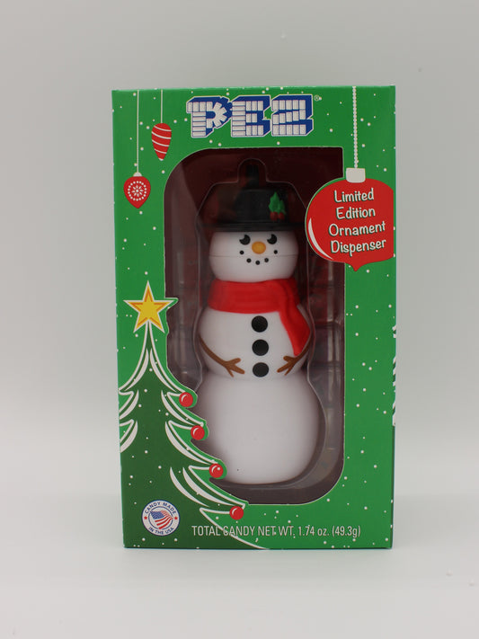 NEW! 2023 Full-Body Snowman Pez, Limited Edition Ornament Dispenser, Mint in Box or Loose!