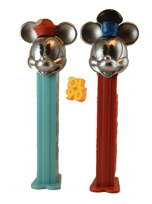 Retro Mickey & Minnie Twin Pack, Platinum Edition Disney 100th Anniversary, Loose or Mint in Twin Pack!  BACK IN STOCK