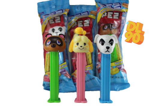 NEW! 2022 Animal Crossing Pez, Set of All 3 Characters Tom Nook, Isabelle & KK Slider, LOOSE, MINT IN BAG or COMBO!