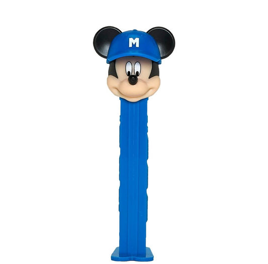 2021 Mickey Mouse Pez, Blue Hat on Blue Stem, Loose