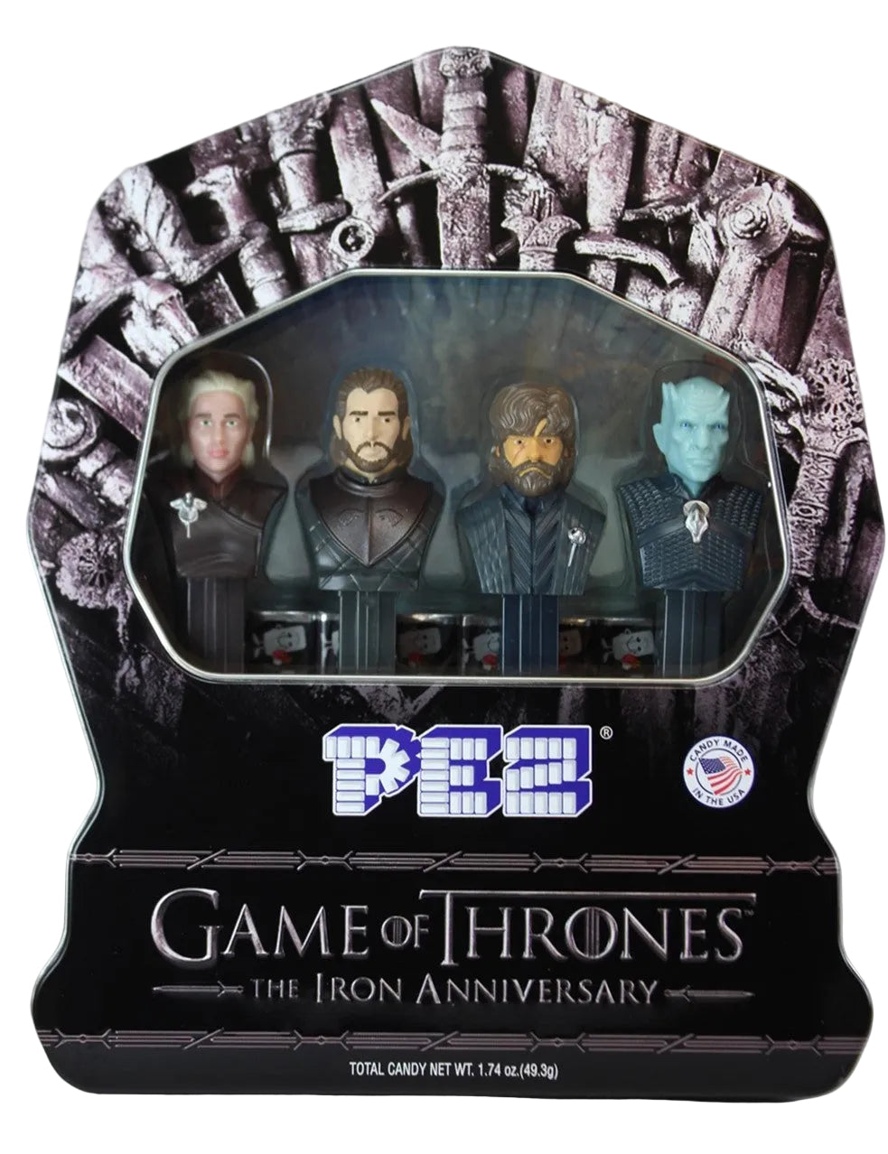 Juego de Tronos Set de regalo Pez, suelto, en lata de regalo en perfecto estado
