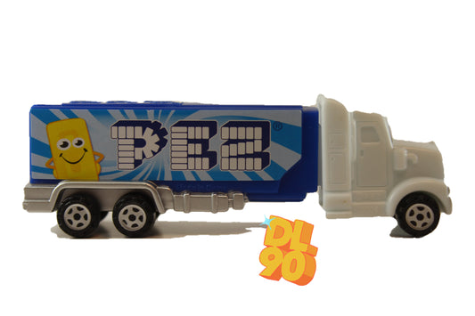Pez Hauler, Blue truck with Lemon Pez candy
