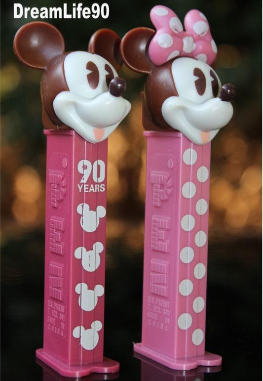 Mickey 90th Twin Pack Pez, Mickey & Minnie, Loose or Mint in Twin Pack **ONLY 1 IN STOCK**