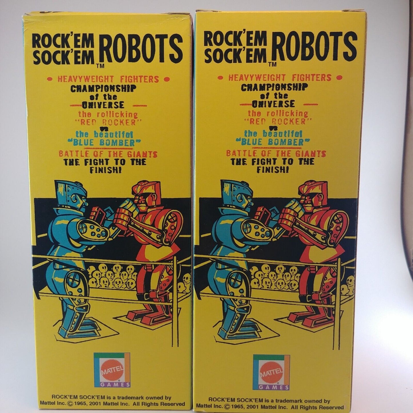 ROCK'EM SOCK'EM Robots Blue & Red Wacky Wobbler Head, Funko