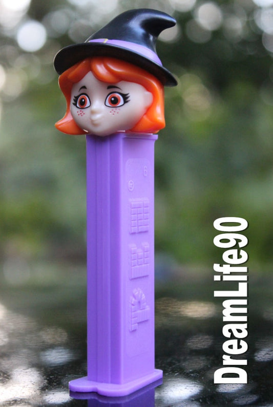 Cute Witch Pez with Orange Hair, 2018 LOOSE