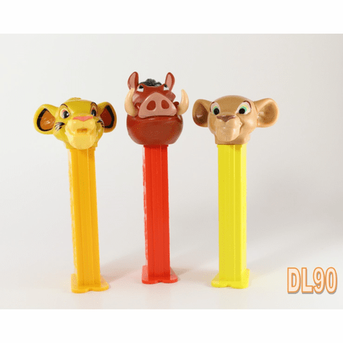 Lion King Pez, 3 Piece Assortment: Pumba, Nala and Simba, Loose