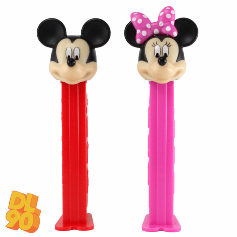 2020 Mickey and Minnie Pez, sef of 2, Loose