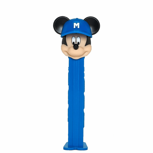Mickey Mouse Pez, Blue Hat on Blue Stem, Loose