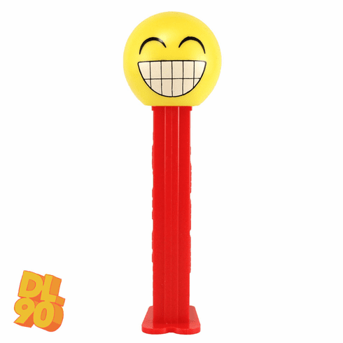 Cheesin Emoji Pez with Red Stem! Loose