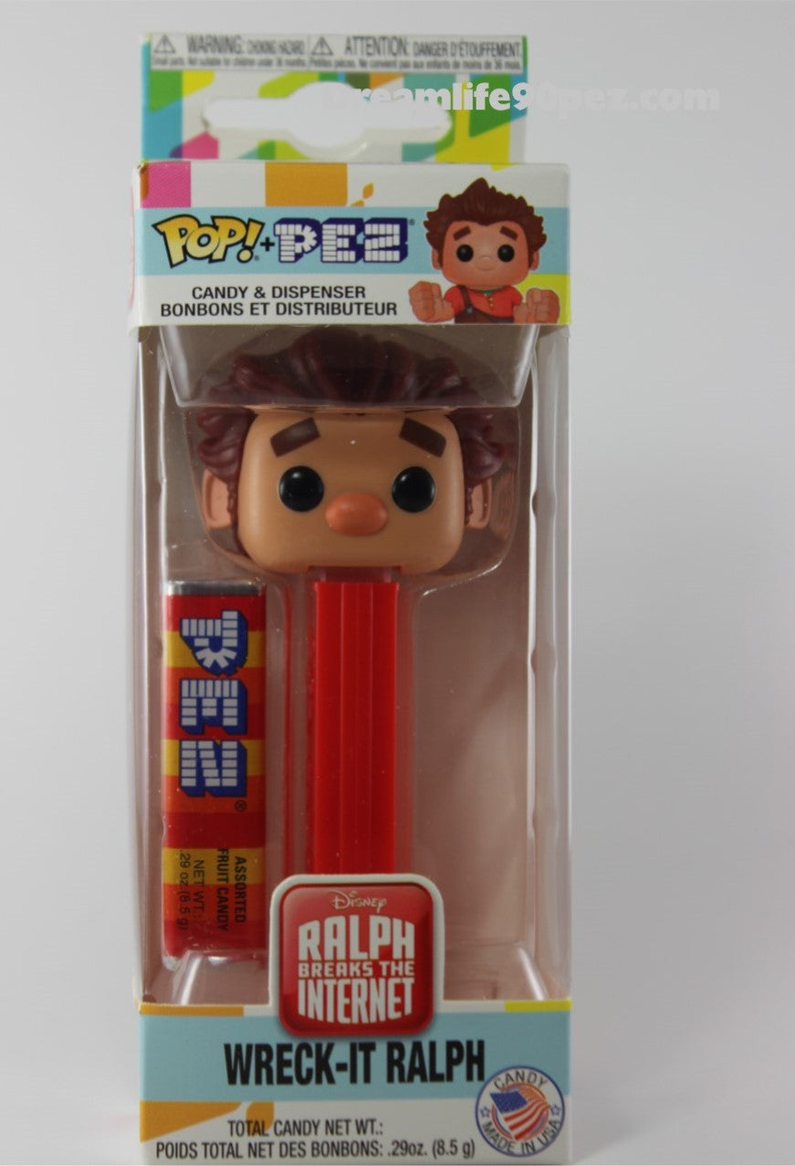 Ralph, from Wreck-It Ralph Funko Pez, Ralph Breaks the Internet, Disney, Choose Loose or Mint in Box