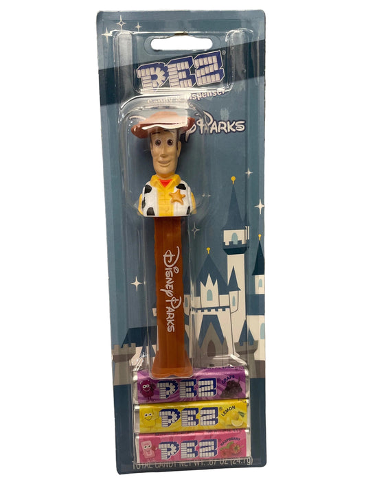 Disney Woody Toy Story Pez, Park Exclusive, Mint on Card or Loose!
