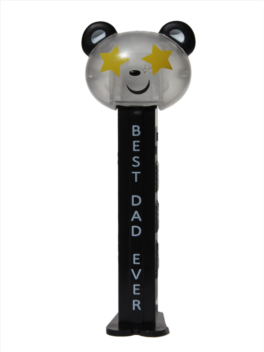 Crystal Panda Pez, BEST DAD EVER, Exclusive 2024 Pez, Loose or Mint on Card! NOW ON SALE!