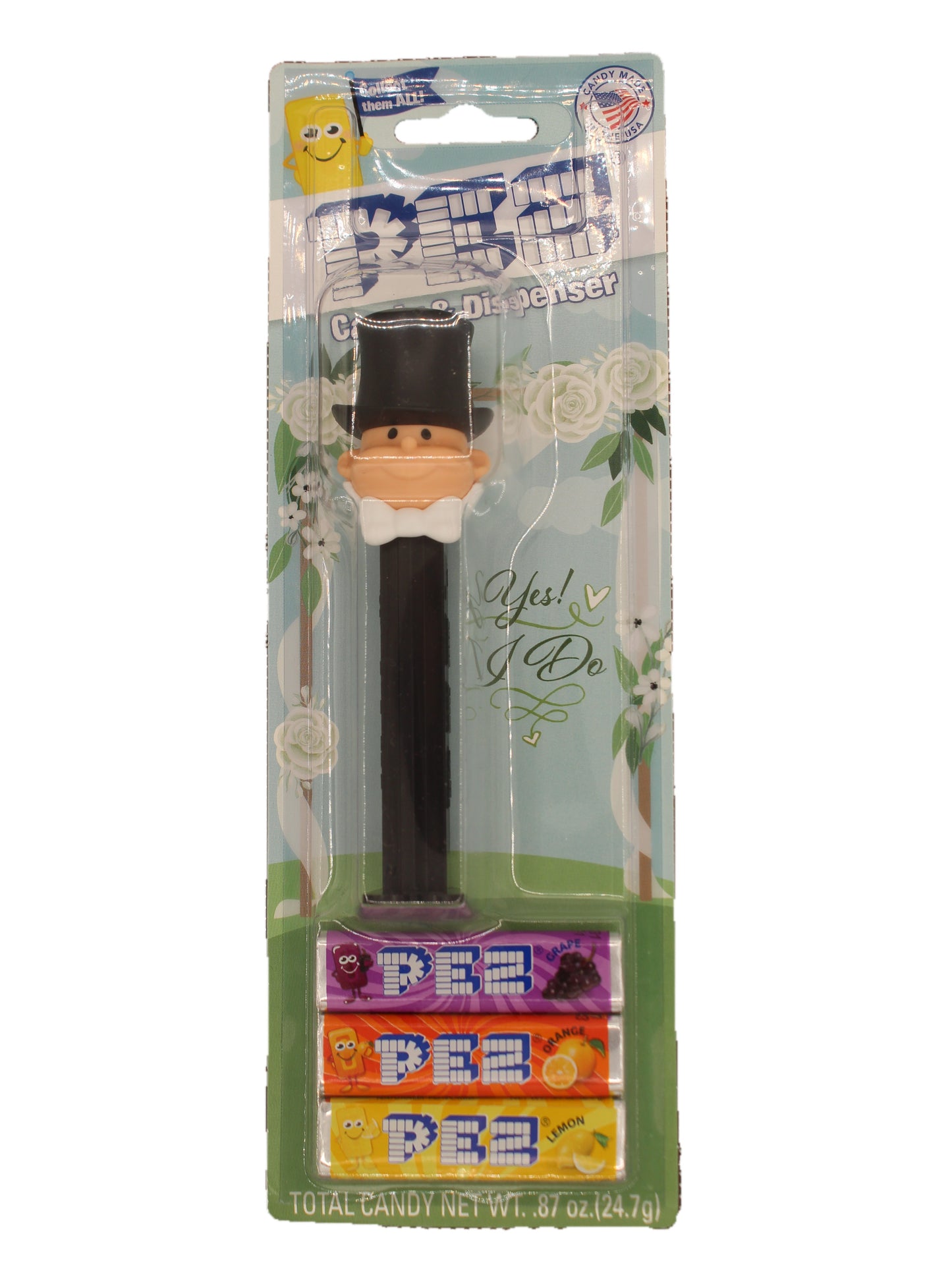 2020 Groom Pez, New Hat, Light Skin Tone, Loose or Mint on Card!