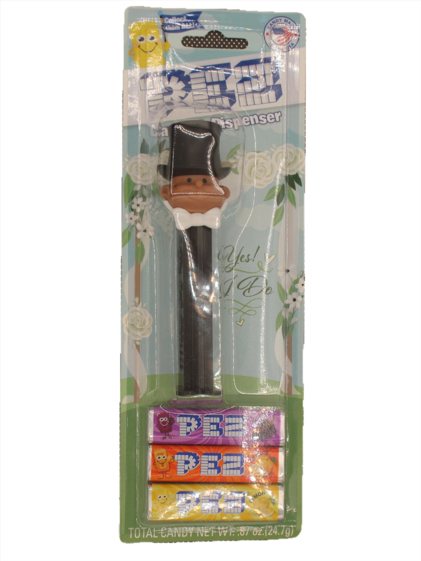 Groom Pez, Dark Skin Tone, Loose or Mint on Card!