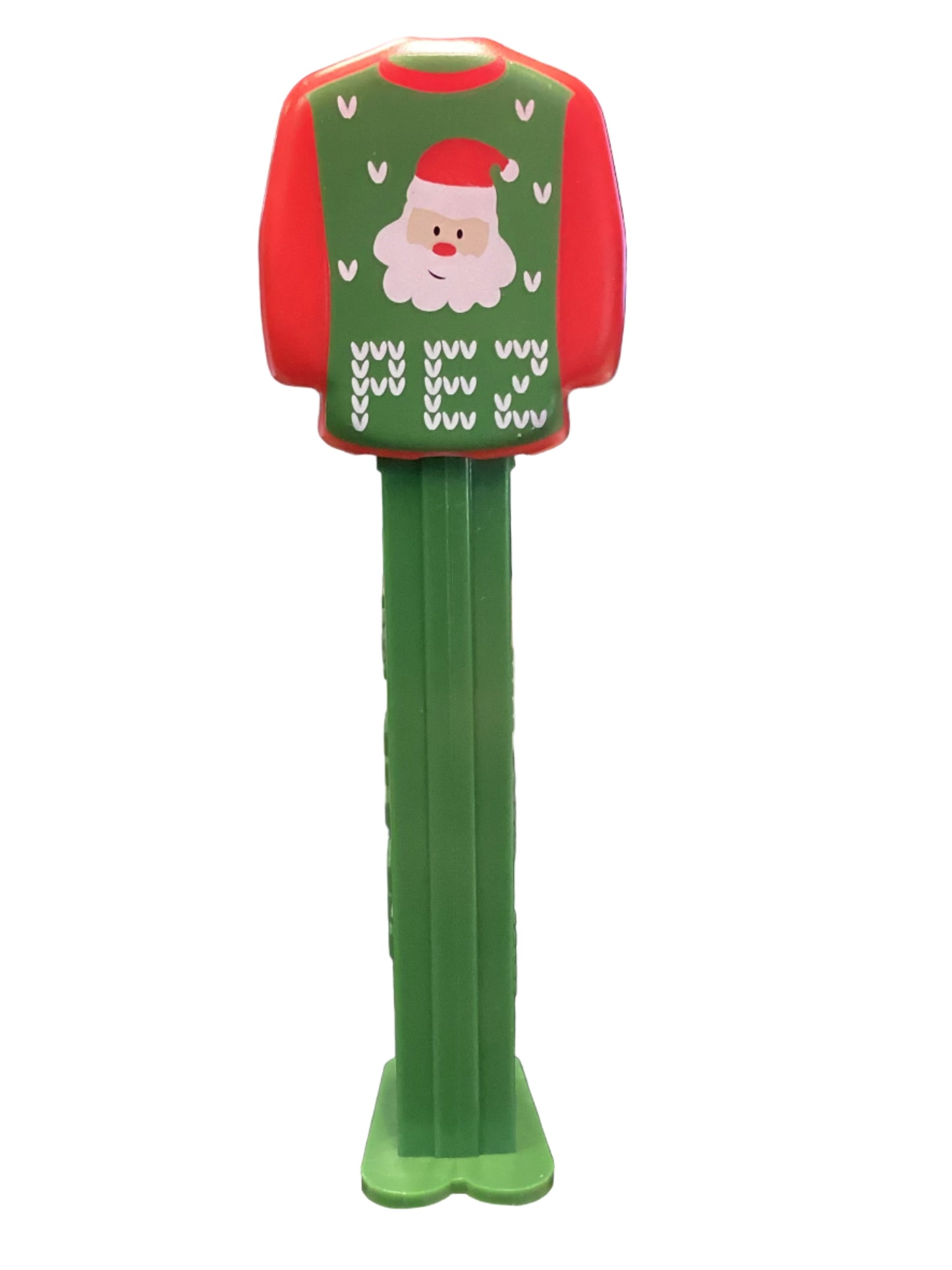 NEW! 2025 Santa Sweater Pez, Green Stem, Loose