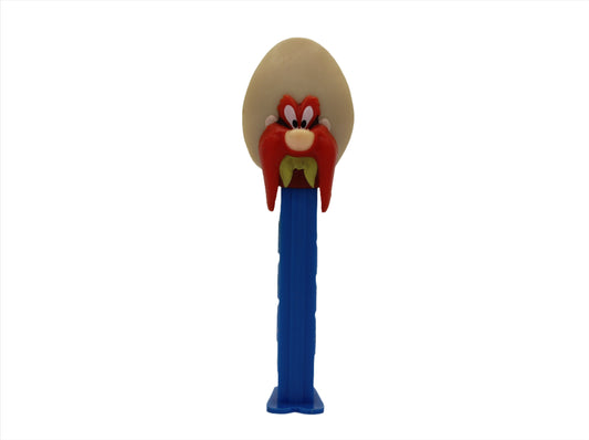 Yosemite Sam Pez, Blue Stem (1996), Made in Slovenia, Loose or Mint in Bag!