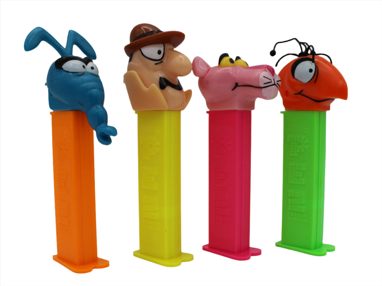 Pink Panther Pez, Set of 4, European Pez release, Loose or Mint on Card!