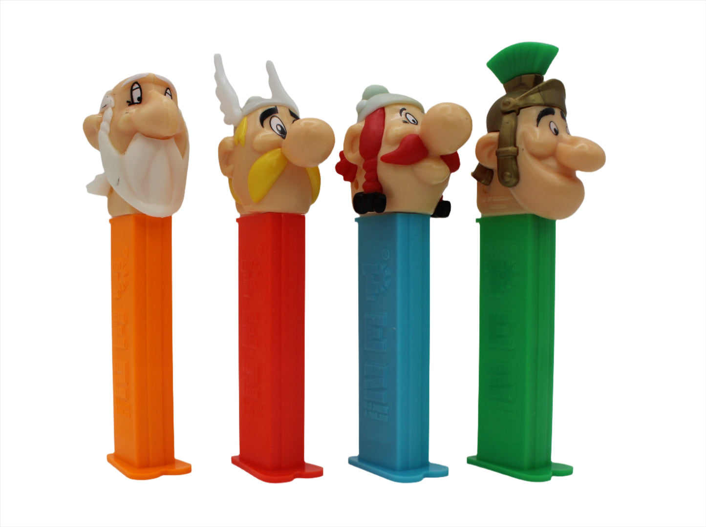 Asterix Pez, Set of 4, European Pez release, Loose or Mint on Card! ONLY 1 SET LEFT LOOSE!