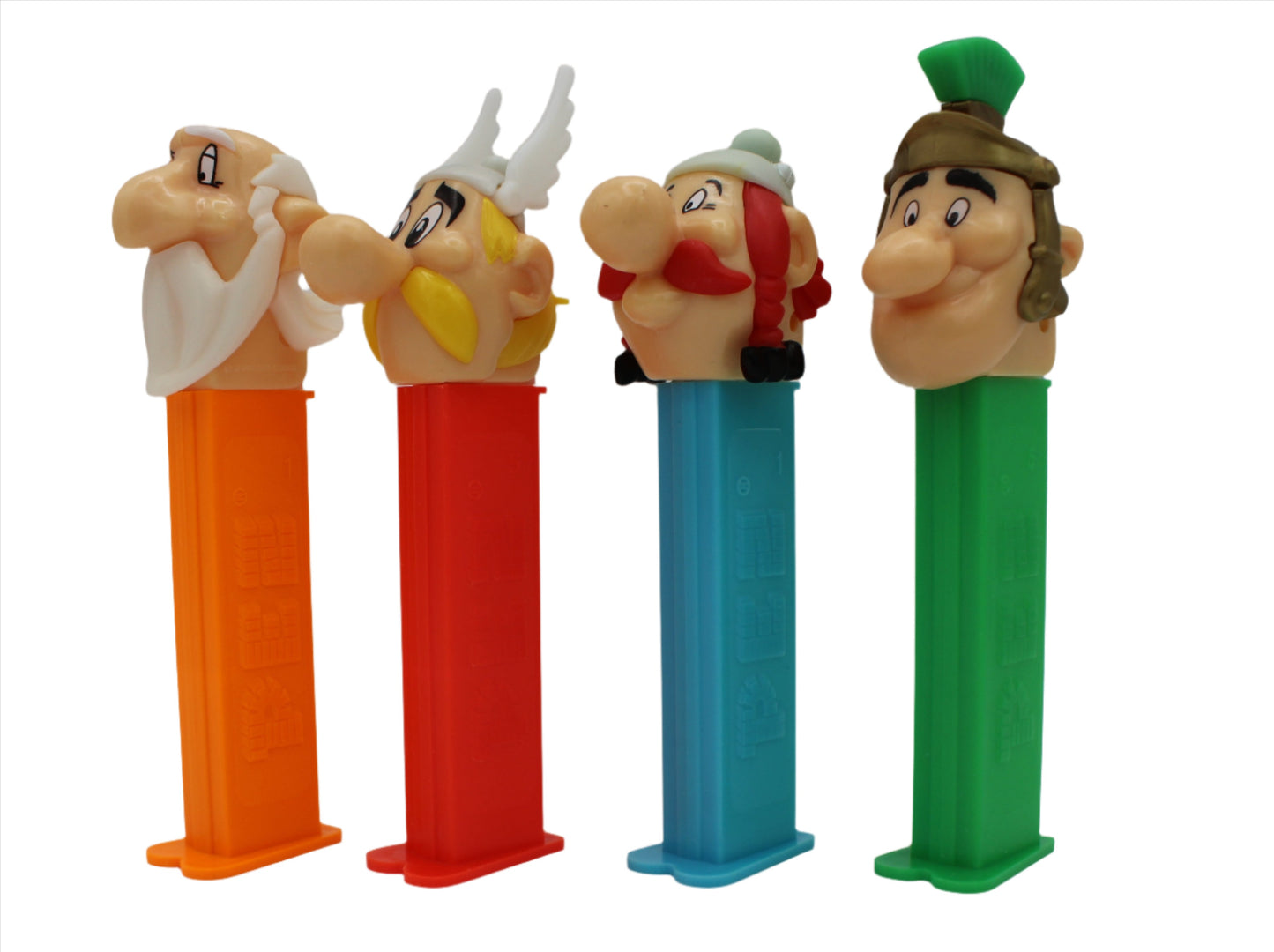 Asterix Pez, Set of 4, European Pez release, Loose or Mint on Card! ONLY 1 SET LEFT LOOSE!