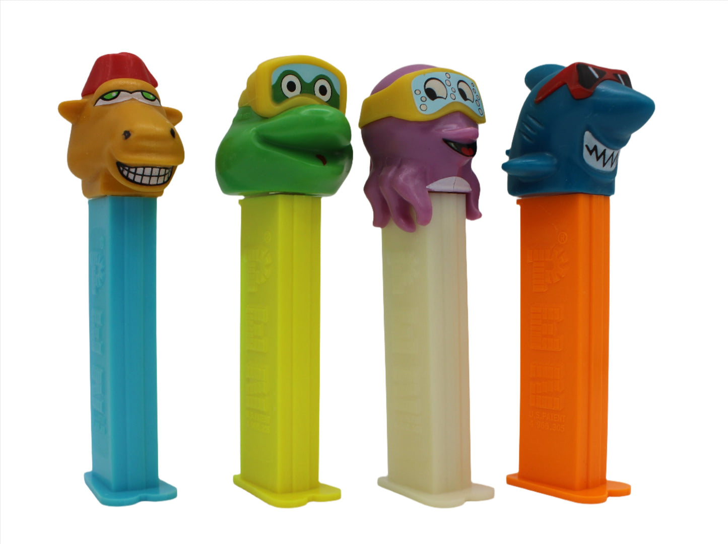 Crazy Animals Pez, Set of 4, European Pez release, Loose or Mint on Card!