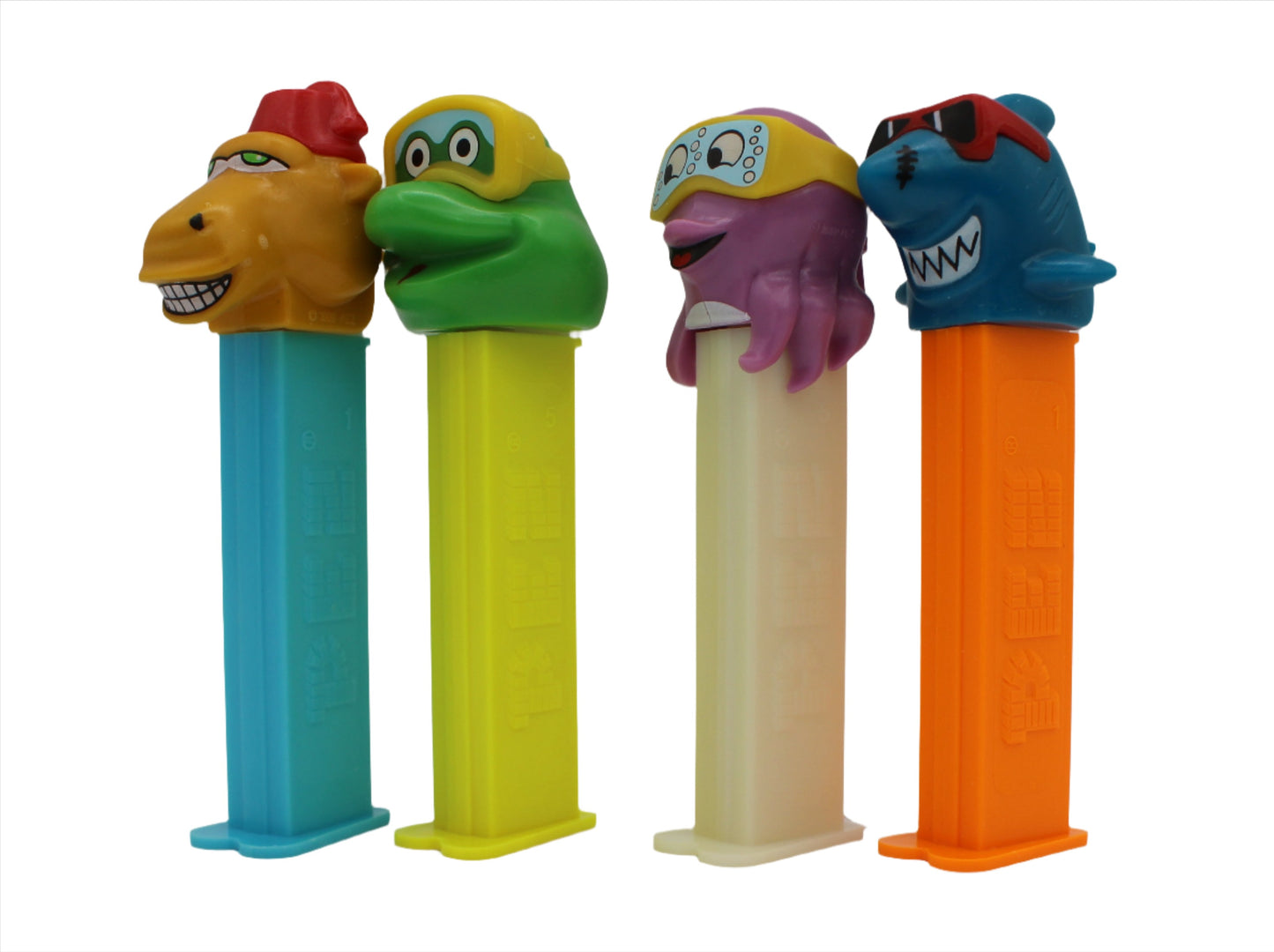 Crazy Animals Pez, Set of 4, European Pez release, Loose or Mint on Card!