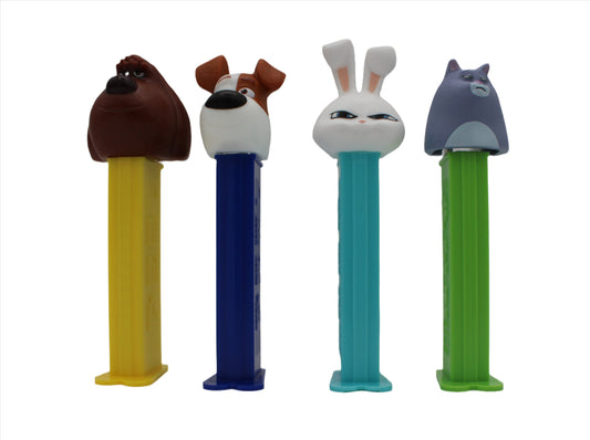 Secret Life of Pets Pez, Set of 4 LOOSE